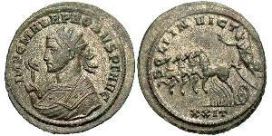1 Антонініан Римська імперія (27BC-395) Мідь/Срібло Проб (232-282)