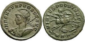 1 Антонініан Римська імперія (27BC-395) Мідь/Срібло Проб (232-282)