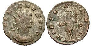 1 Антонініан Римська імперія (27BC-395) Мідь/Срібло Галліен (218-268)