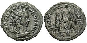 1 Антонініан Римська імперія (27BC-395) Мідь/Срібло Проб (232-282)