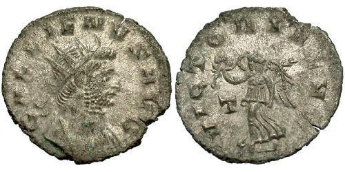 1 Антонініан Римська імперія (27BC-395) Мідь/Срібло Галліен (218-268)
