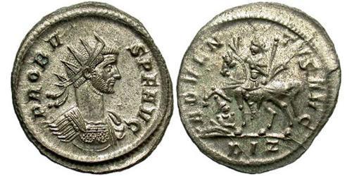 1 Антонініан Римська імперія (27BC-395) Мідь/Срібло Проб (232-282)