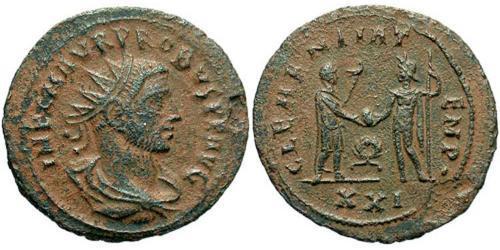 1 Антонініан Римська імперія (27BC-395) Мідь/Срібло Проб (232-282)