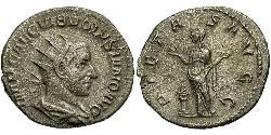 1 Антонініан Римська імперія (27BC-395) Срібло Волусіан (235-253)