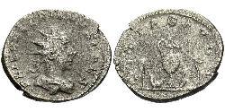 1 Антонініан Римська імперія (27BC-395) Срібло Валеріан  II (?-258)