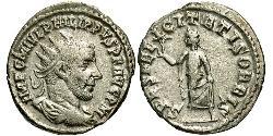 1 Антонініан Римська імперія (27BC-395) Срібло Філіпп Араб (204-249)