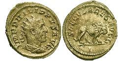 1 Антонініан Римська імперія (27BC-395) Срібло Філіпп Араб (204-249)