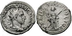 1 Антонініан Римська імперія (27BC-395) Срібло Требоніан Галл (206-253)