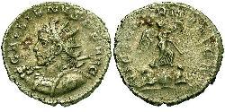 1 Антонініан Римська імперія (27BC-395) Срібло Галліен (218-268)