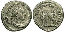 1 Антонініан Римська імперія (27BC-395) Срібло Валеріан I (193-260)