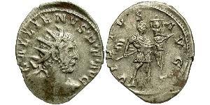 1 Антонініан Римська імперія (27BC-395) Срібло Галліен (218-268)