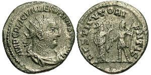 1 Антонініан Римська імперія (27BC-395) Срібло Валеріан I (193-260)