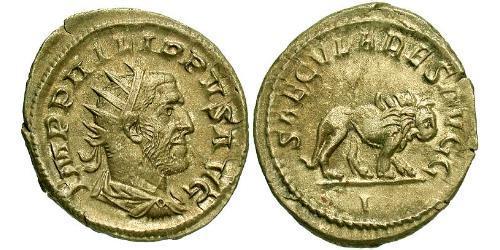 1 Антонініан Римська імперія (27BC-395) Срібло Філіпп Араб (204-249)