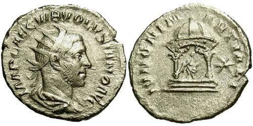 1 Антонініан Римська імперія (27BC-395) Срібло Волусіан (235-253)