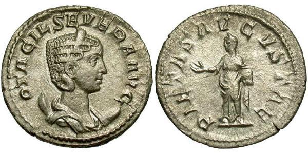 1 Антонініан Римська імперія (27BC-395) Срібло Otacilia Severa (244-249)