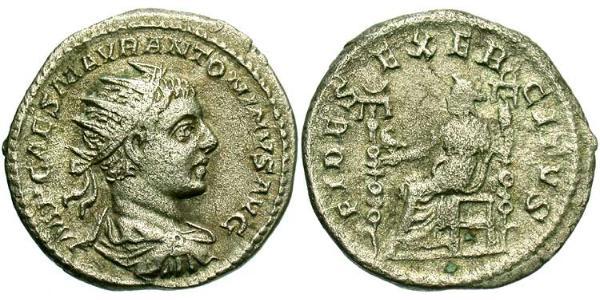1 Антонініан Римська імперія (27BC-395) Срібло Геліогабал (203-222)
