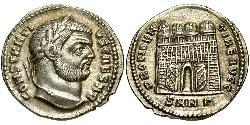 1 Аргентиус Римская империя (27BC-395) Серебро Константин I (272 - 337)