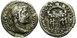 1 Аргентиус Римская империя (27BC-395) Серебро Константин I (272 - 337)