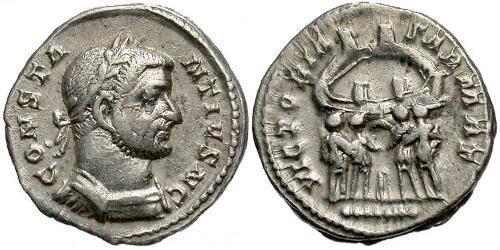1 Аргентиус Римская империя (27BC-395) Серебро Константин I (272 - 337)
