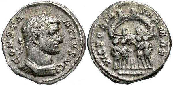 1 Аргентиус Римская империя (27BC-395) Серебро Константин I (272 - 337)