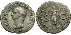 1 Асс Римская империя (27BC-395) Бронза Клавдий I (10BC-54)