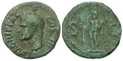 1 Асс Римська імперія (27BC-395) Мідь Марк Віпсаній Агріппа (63 BC-12BC)