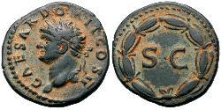 1 Асс Римская империя (27BC-395) Орихалк Домициан (51-96)