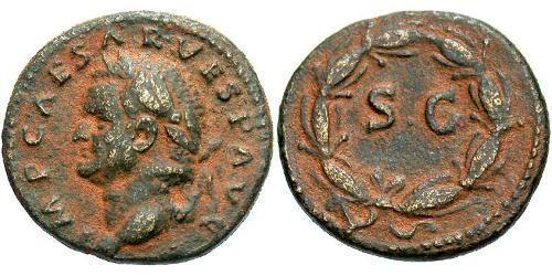 1 Асс Римская империя (27BC-395) Орихалк Тит (39-81)