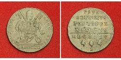 1 Baiocco 教皇国 (754 - 1870) 銅 Pope Pius VII (1742 -1823)