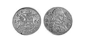 1 Гелер Principality of Anhalt-Zerbst (1544 - 1796) Мідь Frederick Augustus, Prince of Anhalt-Zerbst (1734 – 1793)