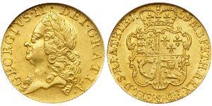 1 Гинея Королевство Великобритания (1707-1801) Золото Георг II (1683-1760)
