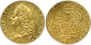 1 Гинея Королевство Великобритания (1707-1801) Золото Георг II (1683-1760)