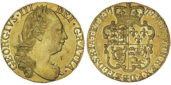 1 Гинея Королевство Великобритания (1707-1801) Золото Георг III (1738-1820)