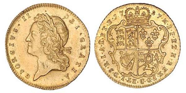 1 Гинея Королевство Великобритания (1707-1801) Золото Георг II (1683-1760)