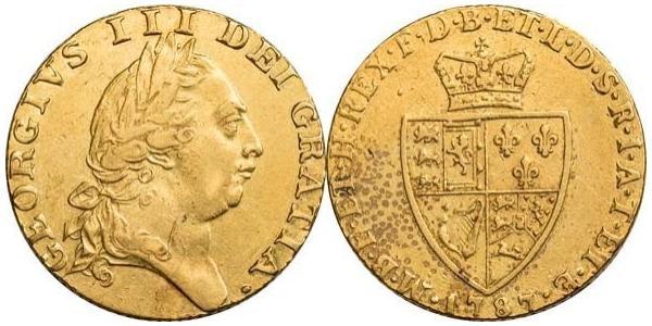 1 Гинея Королевство Великобритания (1707-1801) Золото Георг III (1738-1820)