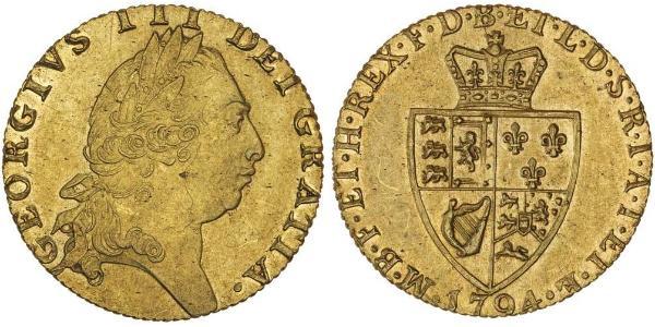 1 Гинея Королевство Великобритания (1707-1801) Золото Георг III (1738-1820)