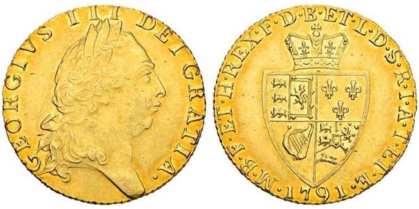 1 Гинея Королевство Великобритания (1707-1801) Золото Георг III (1738-1820)
