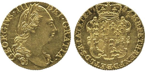 1 Гинея Королевство Великобритания (1707-1801) Золото Георг III (1738-1820)