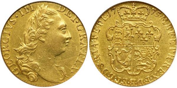 1 Гинея Королевство Великобритания (1707-1801) Золото Георг III (1738-1820)