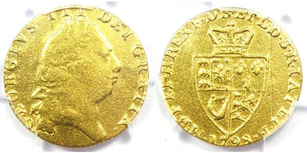 1 Гинея Королевство Великобритания (1707-1801) Золото Георг III (1738-1820)