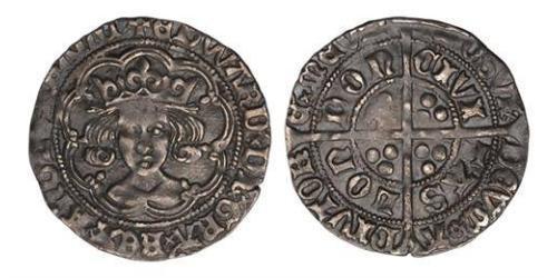 1 Гроут Королевство Англия (927-1649,1660-1707) Серебро Эдуард IV (1442-1483)