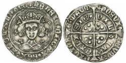 1 Гроут Королівство Англія (927-1649,1660-1707) Срібло Генріх VI (1421-1471)