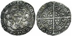 1 Гроут Королівство Англія (927-1649,1660-1707) Срібло Едвард IV (1442-1483)