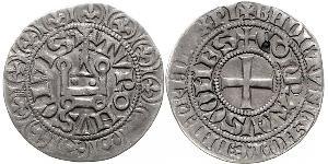 1 Гроут Франція Срібло Філіп IV король Франції (1268 -1314)