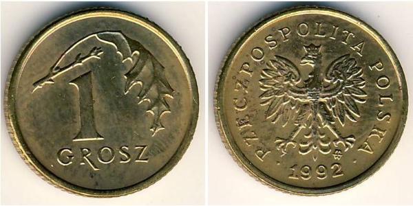 1 Грош Республика Польша (1991 - ) Бронза 