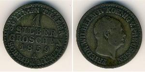 1 Грош Королівство Пруссія (1701-1918) Срібло 