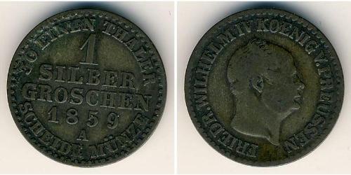 1 Грош Королівство Пруссія (1701-1918) Срібло 