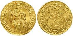 1 Гульден Богемія Золото Vladislas II of Hungary (1456- 1516)