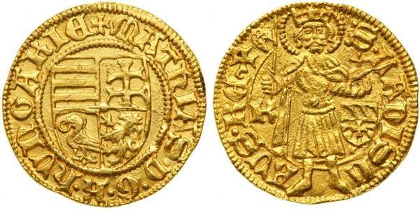 1 Гульден Королiвство Угорщина (1000-1918) Золото Matthias Corvinus of Hungary  (1443 -1490)