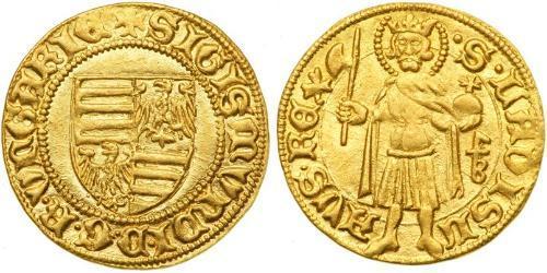 1 Гульден Королевство Венгрия (1000-1918) Золото Sigismund, Holy Roman Emperor (1368 -1437)